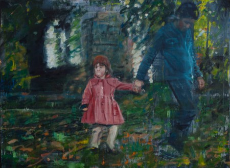 Anna sétál 110x150cm o, v